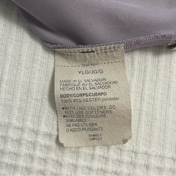 Under Armour  Long Sleeve Loose Lightweight 1/2 Zip Light Purple youth Large - Picture 9 of 10